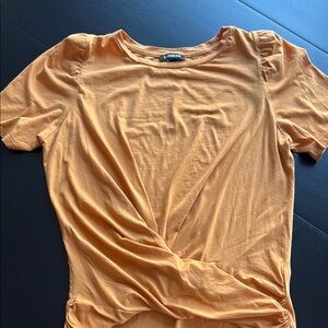 Express Mustard Short Sleeve Tee